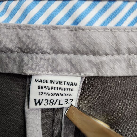 FootJoy Pants Mens 38x32 Dark Gray Athletic Fit Performance Stretch‎ Chinos FJ - Picture 5 of 10